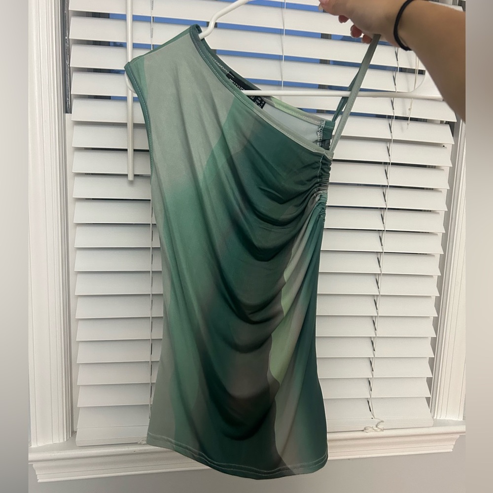 Green Asymmetrical Top